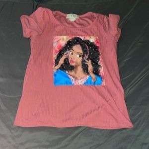 Dream girl pink girl casual T-shirt